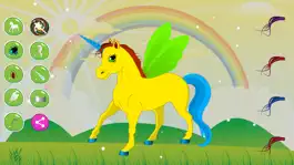 Game screenshot Unicorn Coloring dressup apk