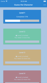 Guess the Character Quiz Game screenshot