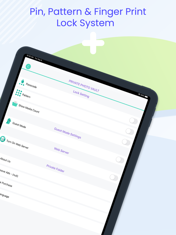 Gallery Photo Lock-Photo Vault iPad screenshot 6 - Utilities app