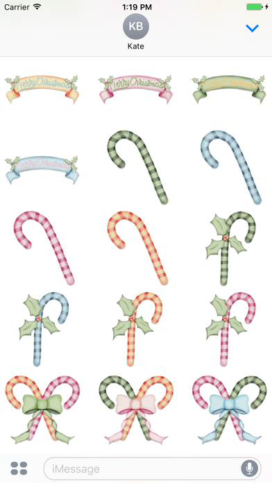 Christmas Watercolor Stickers Screenshot