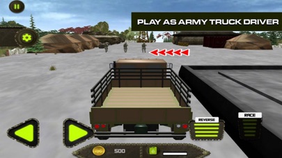 Screenshot 1 of Army Cargo Truck Mission 3D App