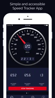 gps speed tracker iphone screenshot 1