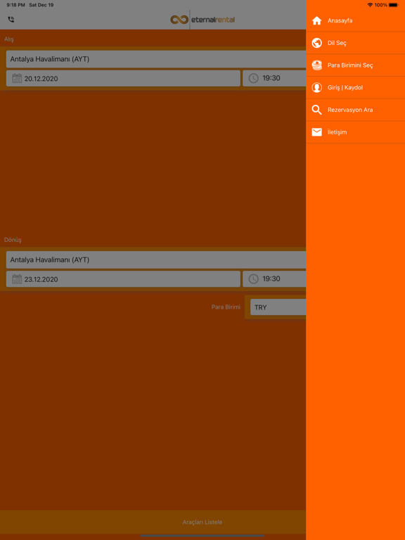 Screenshot #5 pour Eternal Rental - Araç Kiralama