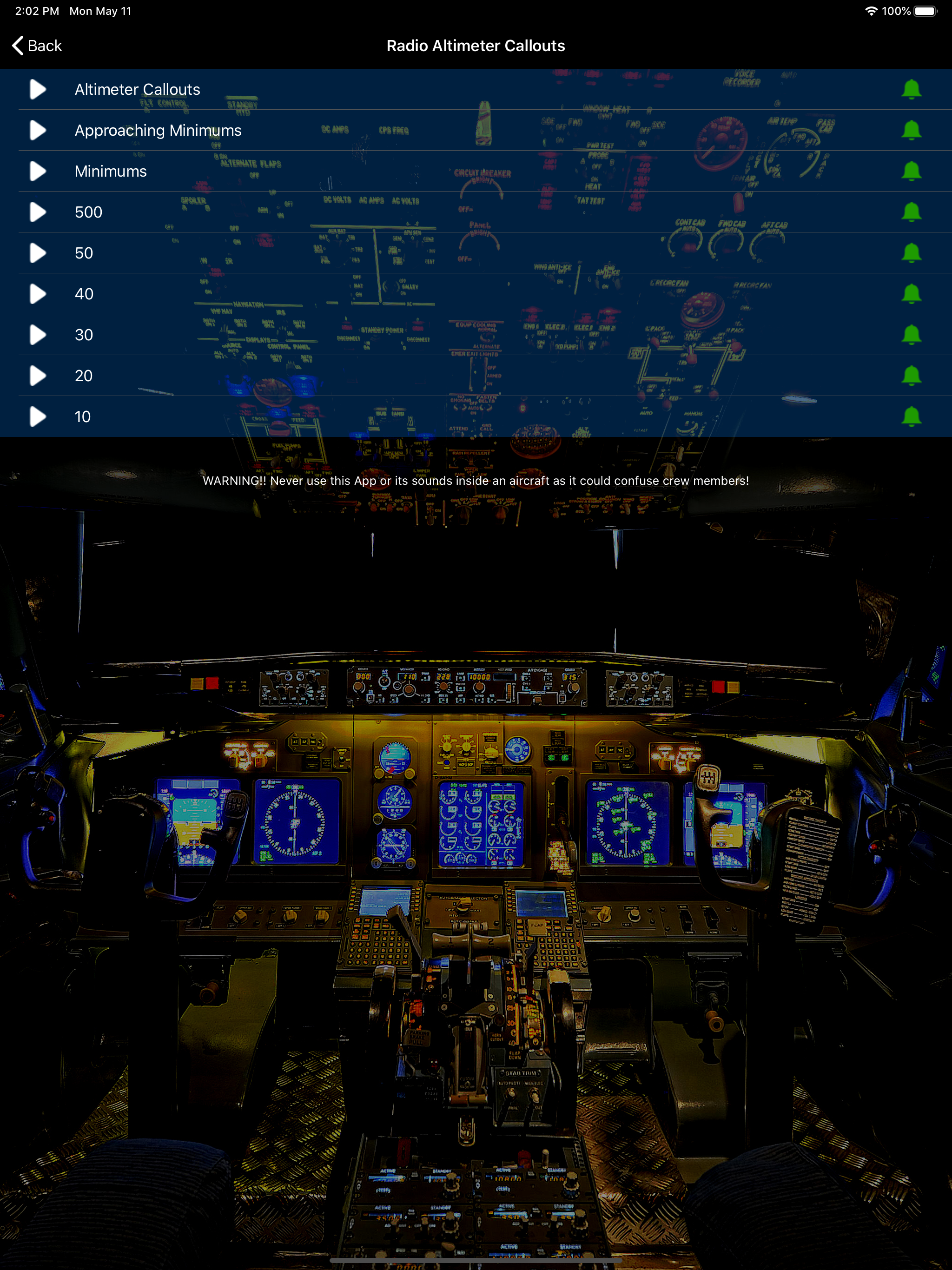 737 Voice - Aural Warnings screenshot 8