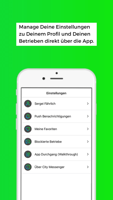 City Messenger Screenshot