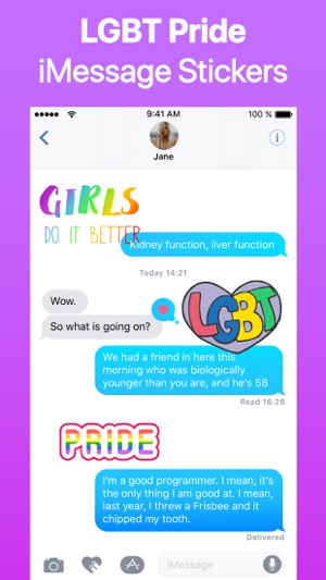 Gay Pride LGBT Stickers Quotes(圖2)-速報App