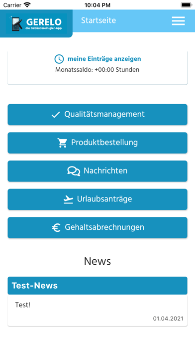 Screenshot #2 pour Gerelo - Gebäudereiniger-App