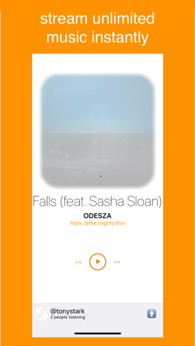 Screenshot #1 pour wave - live music sharing