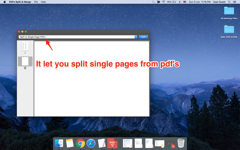 #4. PDFs Split & Merge (macOS) 由: Sumit Paul