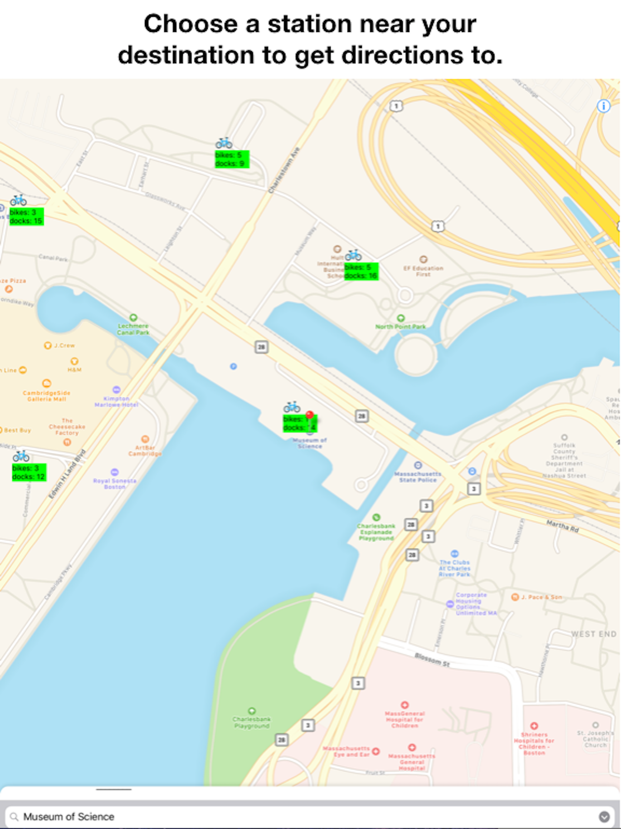 Bike Stations Boston screenshot 10