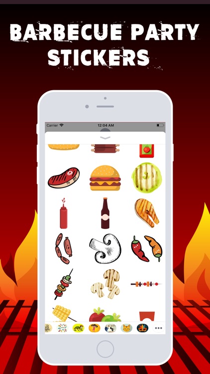 Barbecue Party Stickers