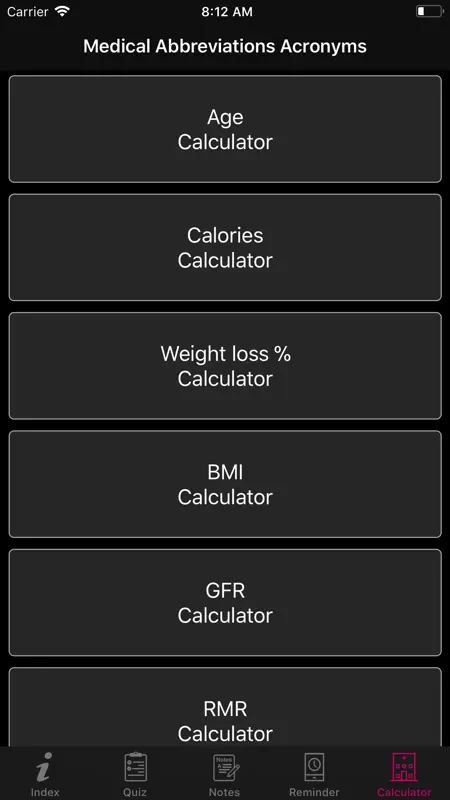 Medical Abbreviations Acronyms screenshot 10 of 10