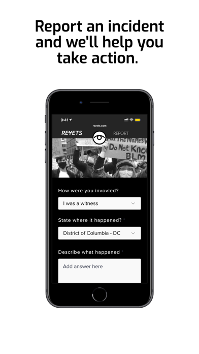 Reyets: Social Justice Network Screenshot