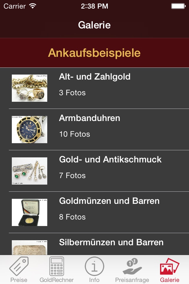 GoldAnkauf screenshot 2