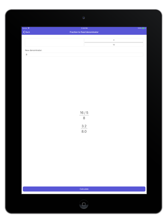 Screenshot #6 pour Fractions Converter & Calc