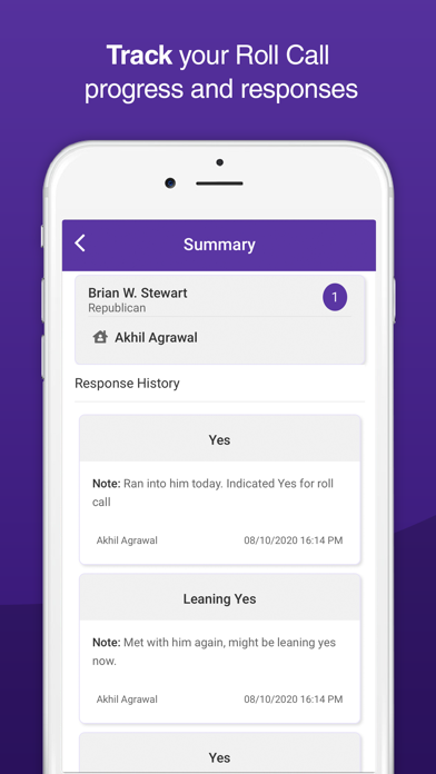 eRollCall Screenshot