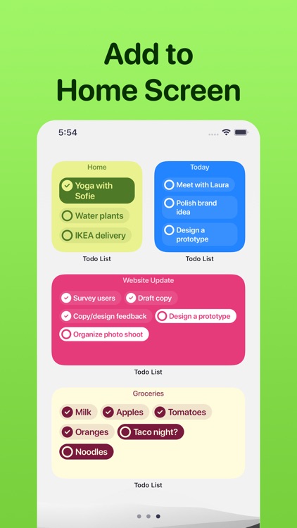 To Do List Widget