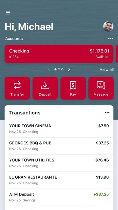 First Bank and Trust Company Screenshot