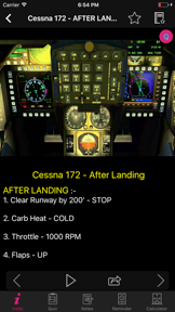 Cessna 172 Checklist Preflight screenshot