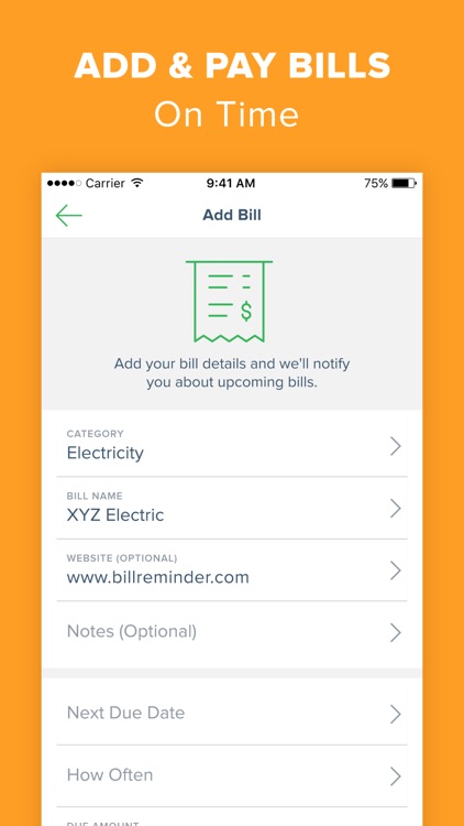 Bill Organizer screenshot-6