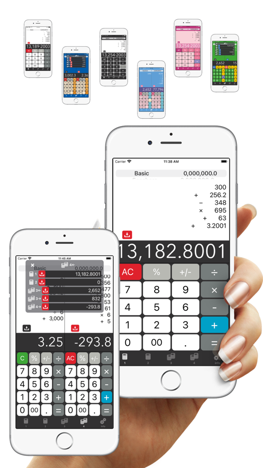 #1. Calculator L + Twin Plus App # (iOS) Podle: Satomi Uchida