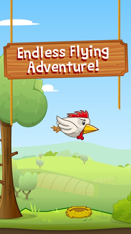Chicken Flight - Arcade Flyer