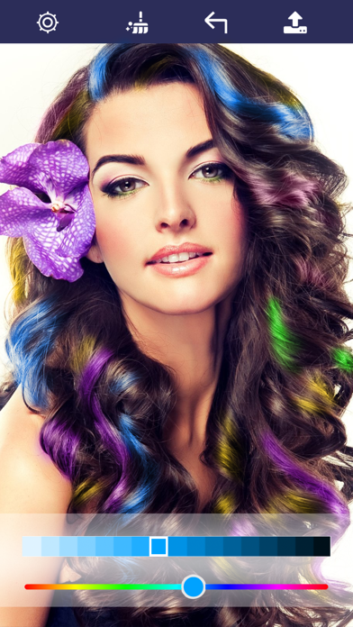 Screenshot #3 pour Hair Colour - Photo Booth