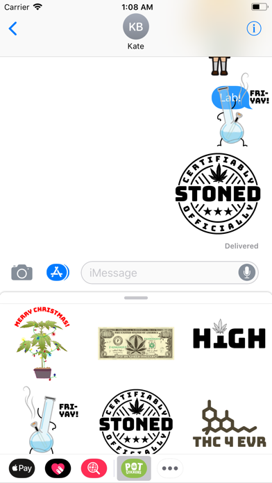 POTMoji Stickers iPhone screenshot 3 - Stickers app