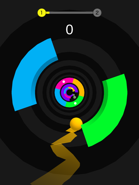 Helix Color Ball - Switch Run iPad screenshot 2 - Games app