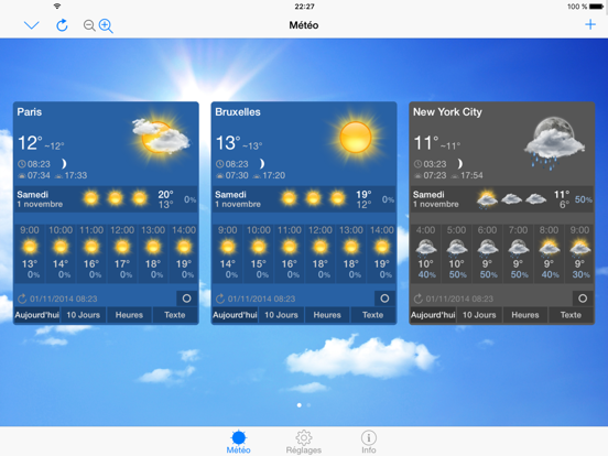 Screenshot #5 pour ClassicWeather HD