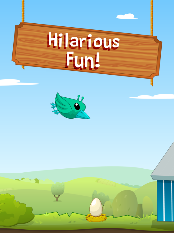 Chicken Flight - Arcade Flyer iPad screenshot