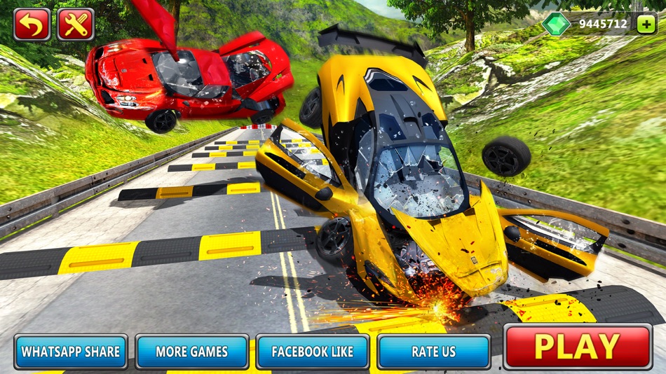 #1. Speed Bump Crash Challenge (iOS) 来自: Squad Cell