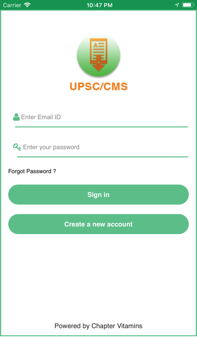 App screenshot