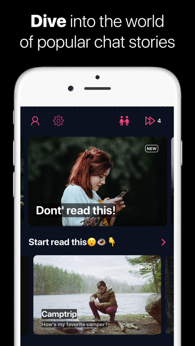 Whisper - scary chat stories Screenshot