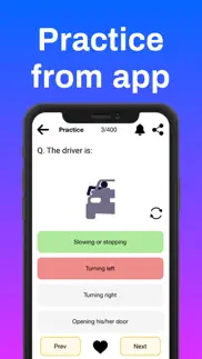 dmv practice test・2024 iphone screenshot 2