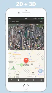we maps 04 | 3d + 2d world map iphone screenshot 1