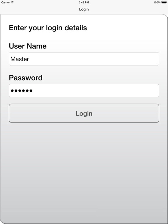 Screenshot #4 pour Texecom Keypad App
