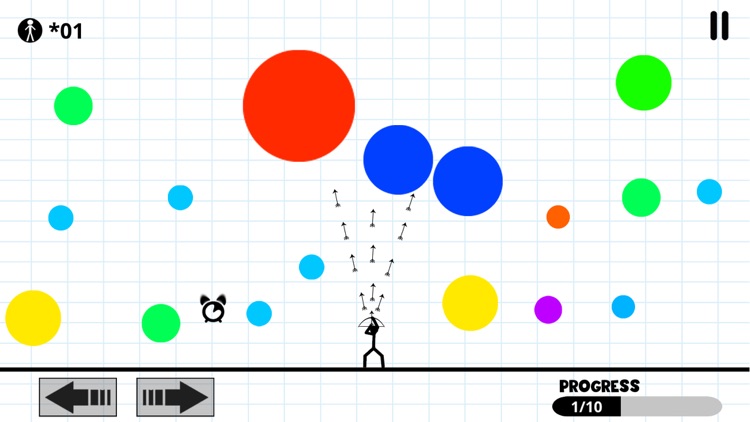 Bubble Shooter Stickman