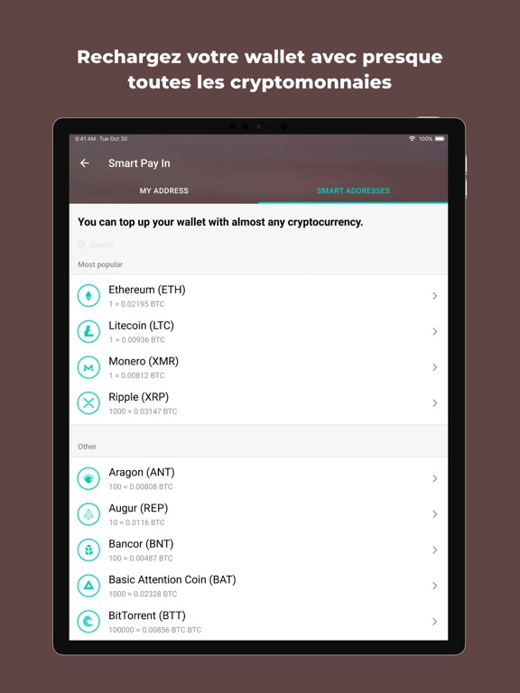 Screenshot #6 pour BTC Vault with Price Tracker