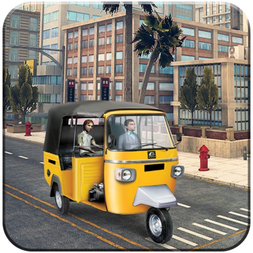 Tuk Tuk City Driving Icon