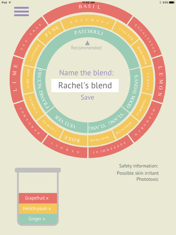 Screenshot #4 pour Essential Oil Blending Tool
