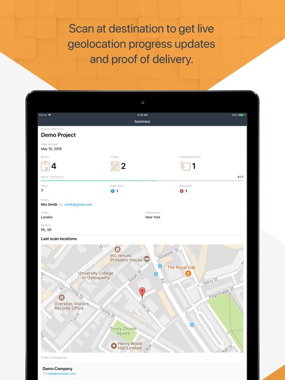 QRbox iPad screenshot 4 - Productivity app