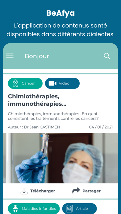 Screenshot #1 pour BeAfya