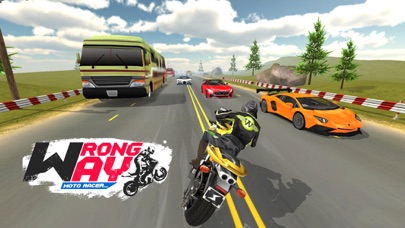 Screenshot #1 pour Wrong Way Moto Racer