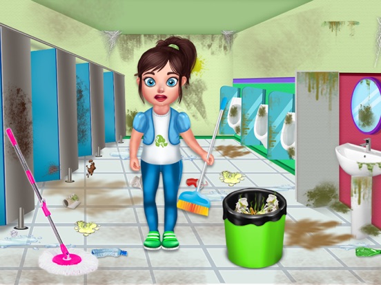 Baby School Cleaning iPad screenshot