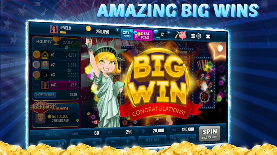 #4. Independence Spin Slots (iOS) 由: Duksel