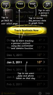 scoliotrack iphone screenshot 2