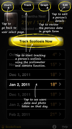 ScolioTrack screenshot 2