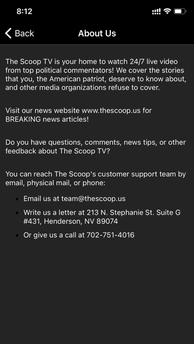 The Scoop TV Screenshot