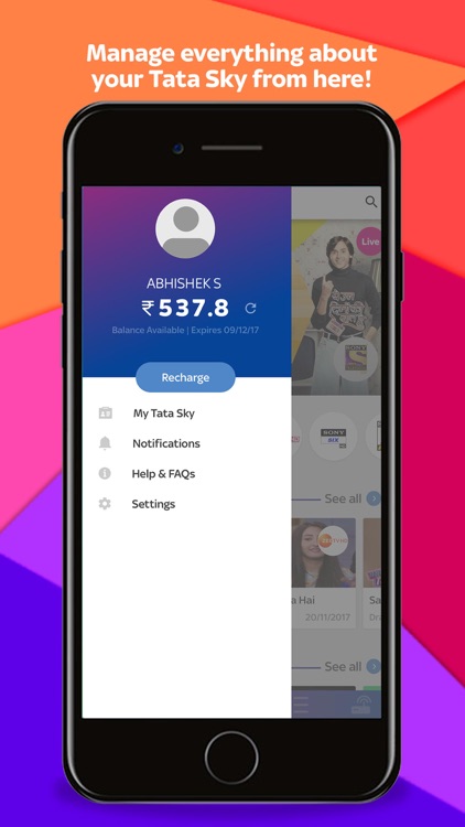 Tata Sky - Live TV & Recharge